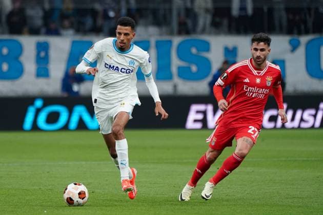 Football, EL, Olympique Marseille - Benfica Lisbon