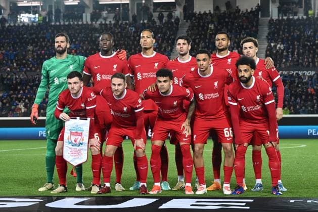 Cm Bergamo 18 04 2024 - Europa League Atalanta-Liverpool foto Cristiano Mazzi Image nella foto: formazione Liverpool 