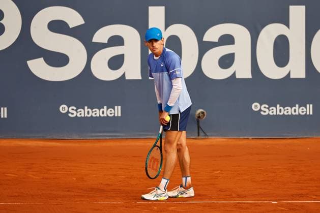 Alex De Minaur (AUS), APRIL18, 2024 - Tennis : De Minaur during singles 3rd round match against Arthur Fils on the Barcelona Open Banc Sabadell tennis tournament at the Real Club de Tenis de Barcelona in Barcelona, Spain. Noxthirdxpartyxsales  (250567226)