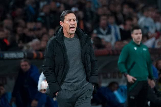 Roger Schmidt (Entraineur de SL Benfica) FOOTBALL : Olympique de Marseille vs SL Benfica - Ligue Europa - Quart de finale retour - Marseille - 18 04 2024 NorbertScanella Panoramic 