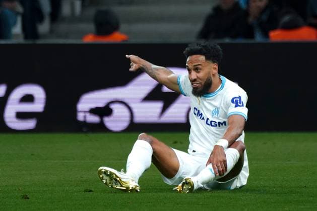 Pierre Emerick Aubameyang (Olympique de Marseille) FOOTBALL : Olympique de Marseille vs SL Benfica - Ligue Europa - Quart de finale retour - Marseille - 18 04 2024 NorbertScanella Panoramic 
