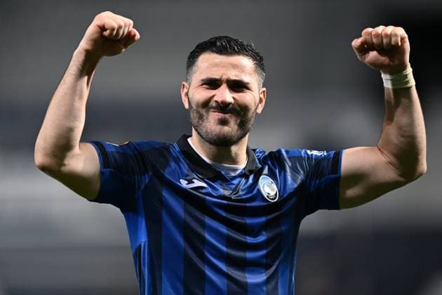 Db Bergamo 18 04 2024 - Europa League Atalanta-Liverpool foto Daniele Buffa Image nella foto: Sead Kolasinac 