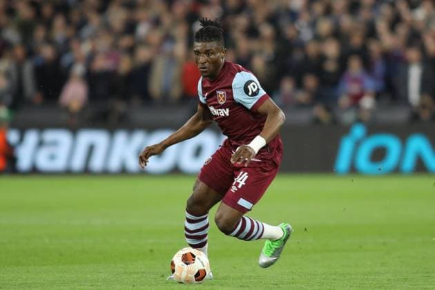 London, England, April 18th 2024: Mohammed Kudus (14 West Ham United) in action during the UEFA Europa League match between West Ham United and Bayer Leverkusen at the London Stadium in London, England (Alexander Canillas SPP) Copyright: xAlexanderxCanillas SPPx spp-en-AlCa-0V1A2981