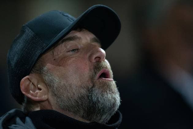 Atalanta v Liverpool Europa League 18 04 2024. Quarter Final Liverpool manager Jurgen Klopp during the Europa League quarter-final second leg match between Atalanta and Liverpool at Gewiss Stadium, Bergamo, Italy on 18 April 2024. Editorial use only , Copyright: xIanxStephenx PSI-19496-0089