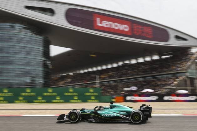18 STROLL Lance (can), Aston Martin F1 Team AMR24, action during the Formula 1 Lenovo Chinese Grand Prix 2024, 5th round of the 2024 Formula One World Championship, WM, Weltmeisterschaft from April 19 to 21, 2024 on the Shanghai International Circuit, in Shanghai, China - F1 - CHINESE GRAND PRIX 2024 DPPI Panoramic  240419_R05_CHINA_DP_DC0A1732