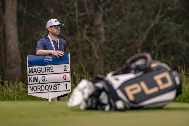 April 18, 2024, The Woodlands, Texas, USA: The Chevron Championship at The Club at Carlton Woods on April 18, 2024, in The Woodlands, Texas. The Woodlands USA - ZUMAp213 20240418_znp_p213_063 Copyright: xLynnxPenningtonx