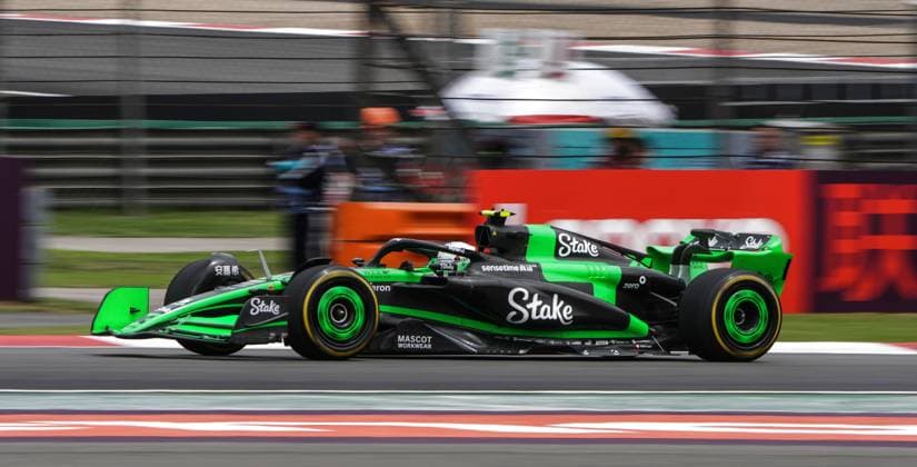 (240419) -- SHANGHAI, April 19, 2024 -- Kick Sauber s Chinese driver Zhou Guanyu competes during the first practice session of the Formula 1 Chinese Grand Prix at the Shanghai International Circuit in east China s Shanghai, on April 19, 2024. ) (SP)CHINA-SHANGHAI-FORMULA 1-GRAND PRIX XiaxYifang 