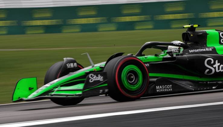 (240419) -- SHANGHAI, April 19, 2024 -- Kick Sauber s Chinese driver Zhou Guanyu competes during the first practice session of the Formula 1 Chinese Grand Prix at the Shanghai International Circuit in east China s Shanghai, on April 19, 2024. ) (SP)CHINA-SHANGHAI-FORMULA 1-GRAND PRIX XiaxYifang 