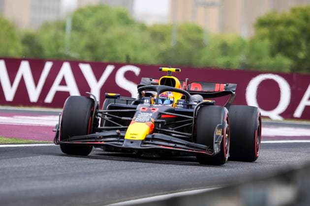 11 PEREZ Sergio (mex), Red Bull Racing RB20, action during the Formula 1 Lenovo Chinese Grand Prix 2024, 5th round of the 2024 Formula One World Championship, WM, Weltmeisterschaft from April 19 to 21, 2024 on the Shanghai International Circuit, in Shanghai, China - F1 - CHINESE GRAND PRIX 2024 DPPI Panoramic  240419_R05_CHINA_DP_XB3_0771
