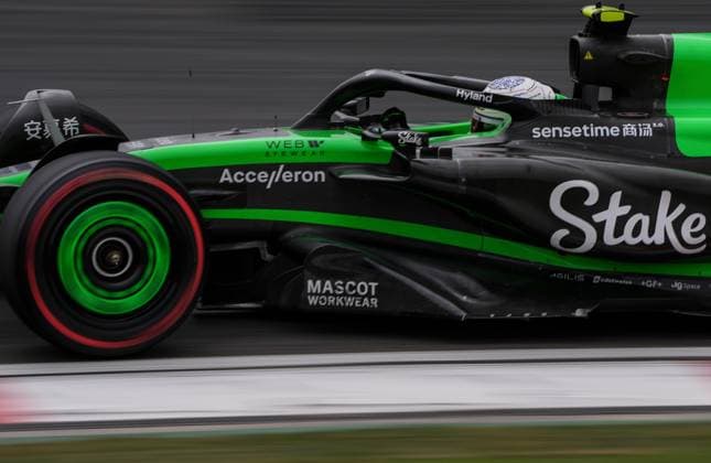 (240419) -- SHANGHAI, April 19, 2024 -- Kick Sauber s Chinese driver Zhou Guanyu competes during the first practice session of the Formula 1 Chinese Grand Prix at the Shanghai International Circuit in east China s Shanghai, on April 19, 2024. ) (SP)CHINA-SHANGHAI-FORMULA 1-GRAND PRIX XiaxYifang 