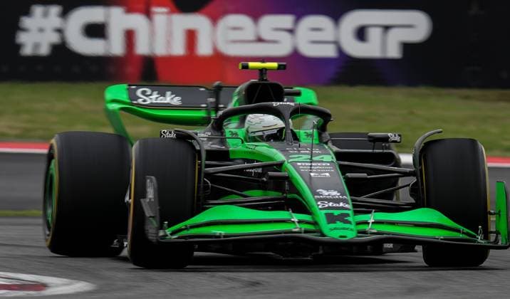 (240419) -- SHANGHAI, April 19, 2024 -- Kick Sauber s Chinese driver Zhou Guanyu competes during the Sprint Qualifying of Chinese Formula One Grand Prix at the Shanghai International Circuit in Shanghai, China, on April 19, 2024. ) (SP)CHINA-SHANGHAI-F1-GRAND PRIX-SPRINT QUALIFYING XiaxYifang 