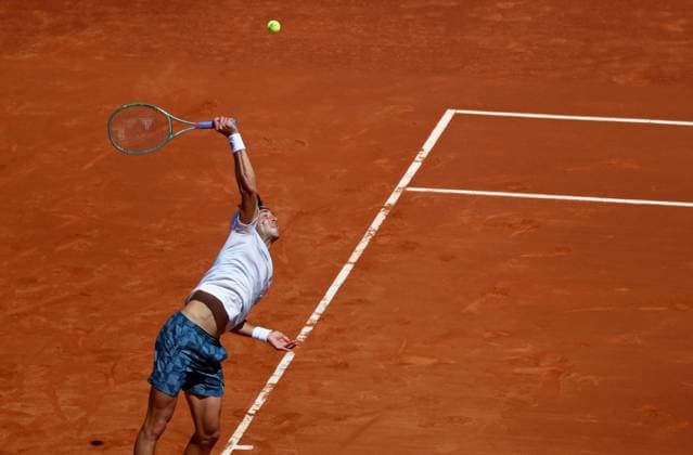 Barcelona Open Banc Sabadell 2024 Tomas Martin Etcheverry is playing against Cameron Norrie in the quarterfinals of the Barcelona Open Banc Sabadell, the 71st Conde de Godo Trophy, at the Real Club de Tennis Barcelona 1899 in Barcelona, Spain, on April 19, 2024. Barcelona Spain Copyright: xUrbanandsportx originalFilename:urbanandsport-barcelon240419_npDtE