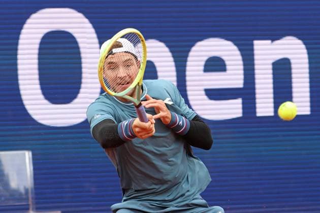 Jan Lennard Struff GER wins the match against Felix Auger Aliassime and reaches the final, Tennis BMW Open 2024 Munich 20 04 2024 PHOTO Mladen Lackovic LakoPress