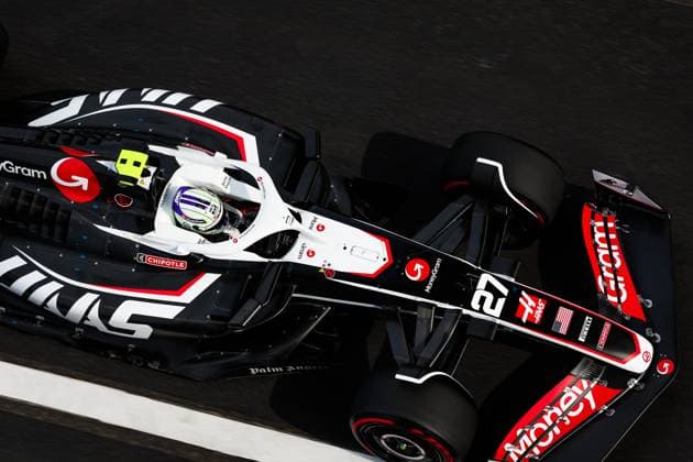 27 HULKENBERG Nico (ger), Haas F1 Team VF-24 Ferrari, action during the Formula 1 Lenovo Chinese Grand Prix 2024, 5th round of the 2024 Formula One World Championship, WM, Weltmeisterschaft from April 19 to 21, 2024 on the Shanghai International Circuit, in Shanghai, China - F1 - CHINESE GRAND PRIX 2024 DPPI Panoramic  240420_R05_CHINA_DP_FGOO9790