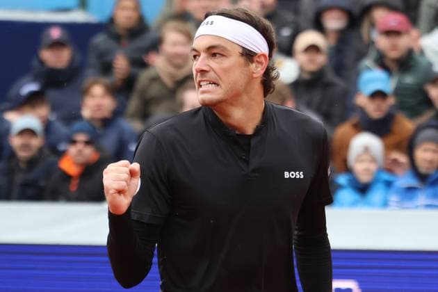 Taylor Fritz USA cheers, cheers Tennis BMW Open 2024 Munich 19 04 2024 PHOTO Mladen Lackovic LakoPress