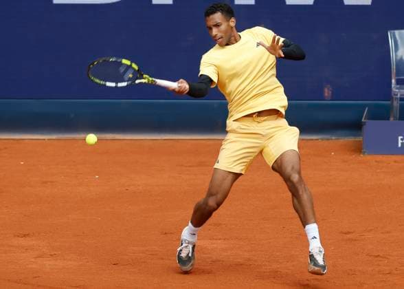 Felix Auger Aliassime CAN Tennis BMW Open 2024 ATP MTTC Iphitos Munich Germany April 20, 2024 Copyright: xJuergenxHasenkopfx