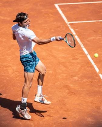 April 20, 2024, Barcelona, Barcelona, Spain: Tomas Etcheverry of Argentina during the semifinals of Barcelona Open Banc Sabadell Trofeo Conde de Godo on April 20, 2024 in Barcelona, Spain. Barcelona Spain - ZUMAs316 20240420_znp_s316_006 Copyright: xMartixSeguraxRamonedax