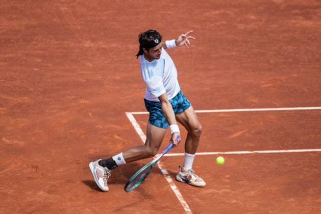 April 20, 2024, Barcelona, Barcelona, Spain: Tomas Etcheverry of Argentina during the semifinals of Barcelona Open Banc Sabadell Trofeo Conde de Godo on April 20, 2024 in Barcelona, Spain. Barcelona Spain - ZUMAs316 20240420_znp_s316_028 Copyright: xMartixSeguraxRamonedax