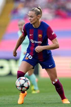 FC Barcelona, Barca v Chelsea FC Women: Semi-final First Leg - UEFA Women s Champions League Fridolina Rolfo of Barcelona and Sweden during the UEFA Women s Champions League 2023 24 semi-final Leg One match between FC Barcelona and Chelsea FC at on April 20, 2024 in Barcelona, Spain. Barcelona Spain  Copyright: xJosexBretonx originalFilename:breton-fcbarcel240420_npfhx.jpg