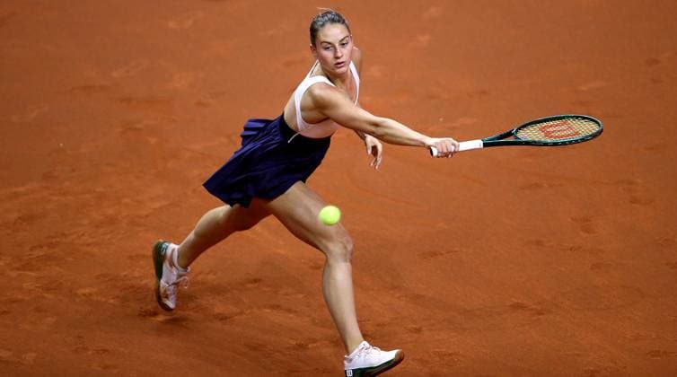 20 04 2024, Germany, Stuttgart, Porsche Tennis Grand Prix 2024, semi-final, Marta Kostyuk UKR