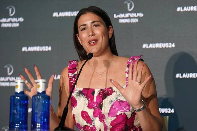 Sport Themen der Woche KW16 Garbine Muguruza announces his retirement from professional tennis before the Laureus World Sports Awards. April 20,2024. (2024042061)