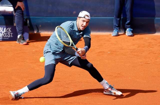 20 04 2024, BMW Open 2024, MTTC Iphitos Munich , Tennis, Sport, in the picture Jan Lennard Struff GER