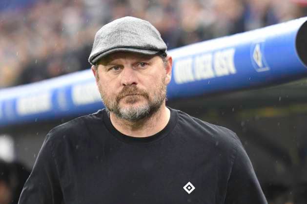 GER 2 FBL,, Hamburger SV vs Holstein Kiel 20 04 2024, Volksparkstadion, Hamburg, GER 2 FBL, Hamburger SV vs Holstein Kiel in the picture Coach Steffen Baumgart Hamburg nordphotoxGmbH xWitke nph00002