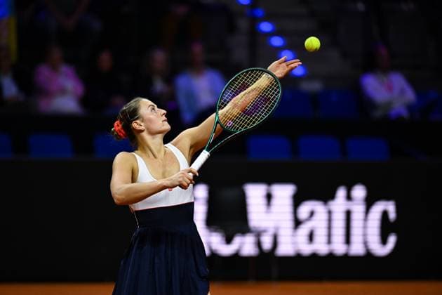 Porsche Tennis Grand Prix 2024 in Stuttgart, 20 04 2024 Marta Kostyuk UKR Porsche Tennis Grand Prix 2024