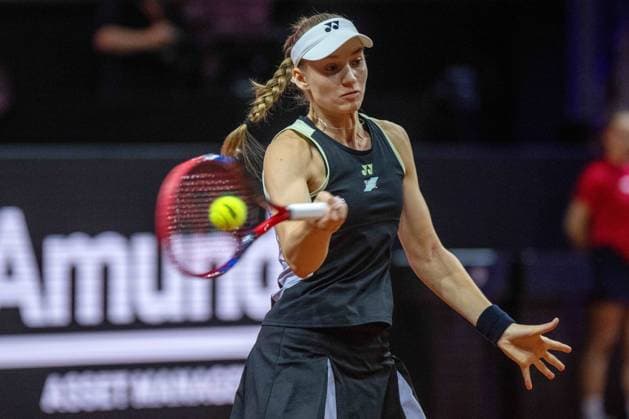 Elena Rybakina KAZ xettx, Germany, Stuttgart, 21 04 2024, Tennis, Porsche Tennis Grand Prix, Day 9, 2024, Final, E Rybakina M Kostyuk, Porsche Arena Photo A2 Bildagentur Peter Hartenfelser