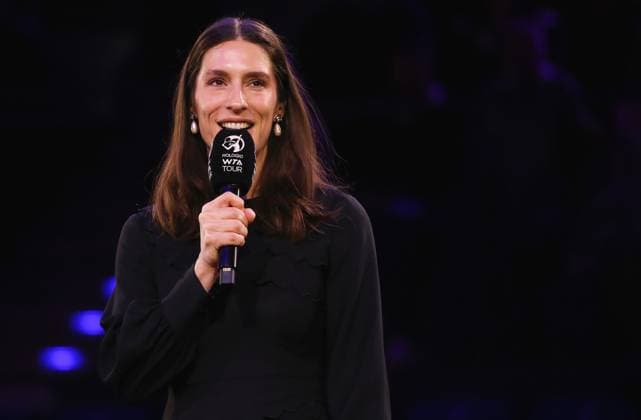 21 04 2024, Germany, Stuttgart, Porsche Tennis Grand Prix 2024, Final, Presenter Andrea Petkovic