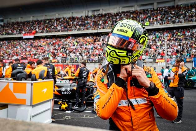 NORRIS Lando (gbr), McLaren F1 Team MCL38, portrait during the Formula 1 Lenovo Chinese Grand Prix 2024, 5th round of the 2024 Formula One World Championship, WM, Weltmeisterschaft from April 19 to 21, 2024 on the Shanghai International Circuit, in Shanghai, China - F1 - CHINESE GRAND PRIX 2024 DPPI Panoramic  10436