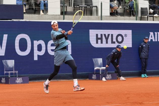 Jan Lennard Struff GER Tennis BMW Open 2024 Final Jan Lennard Struff Taylor Fritz Munich 21 04 2024 PHOTO Mladen Lackovic LakoPress