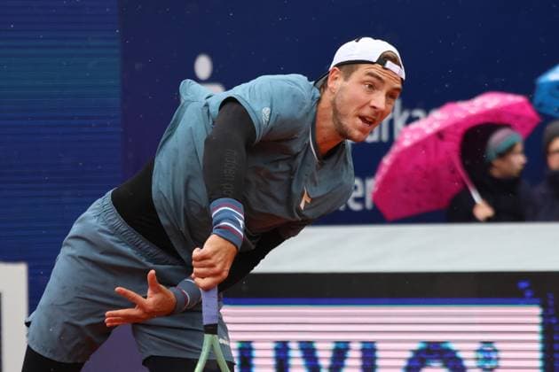 Jan Lennard Struff GER Tennis BMW Open 2024 Final Jan Lennard Struff Taylor Fritz Munich 21 04 2024 PHOTO Mladen Lackovic LakoPress