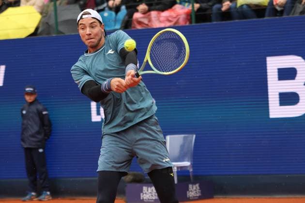 Jan Lennard Struff GER Tennis BMW Open 2024 Final Jan Lennard Struff Taylor Fritz Munich 21 04 2024 PHOTO Mladen Lackovic LakoPress
