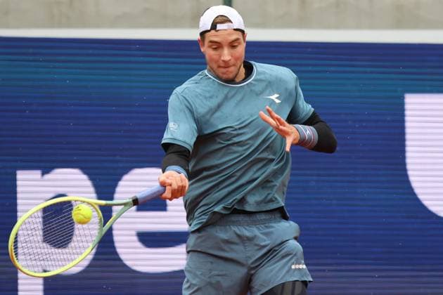 Jan Lennard Struff GER Tennis BMW Open 2024 Final Jan Lennard Struff Taylor Fritz Munich 21 04 2024 PHOTO Mladen Lackovic LakoPress