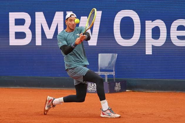 Jan Lennard Struff GER Tennis BMW Open 2024 Final Jan Lennard Struff Taylor Fritz Munich 21 04 2024 PHOTO Mladen Lackovic LakoPress
