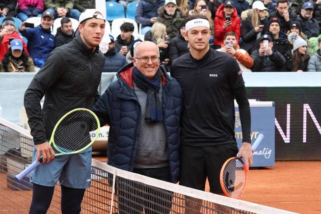 Tennis, ATP tournament in Munich, Final, Struff - Fritz