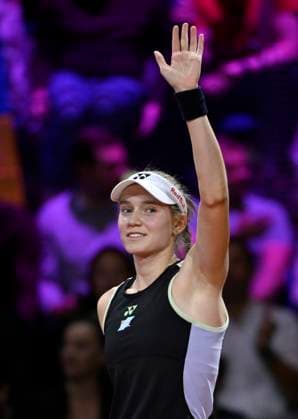 Elena Rybakina KAZ Final cheers, joy, happiness, jubilation Tennis Ladies Porsche Cup Porsche Tennis Grand Prix GP Stuttgart 2024 Porsche Arena 21 04 2024 DFL REGULATES PROHIBIT ANY USE OF PHOTOGRAPHS AS IMAGE SEQUENCES AND OR QUASI VIDEO Porsche Tennis Grand Prix GP Stuttgart 2024
