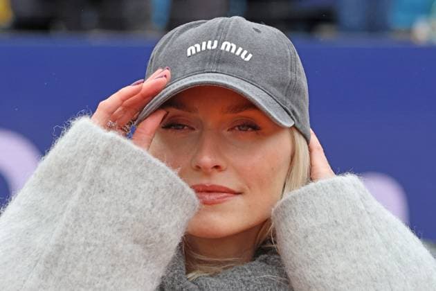 Lena Gercke, German TV presenter and model, Portraet, Portrait, Tennis BMW Open 2024 Final Jan Lennard Struff Taylor Fritz Munich 21 04 2024 PHOTO Mladen Lackovic LakoPress