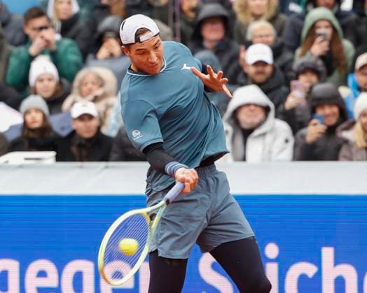 Jan Lennard Struff GER reacts disappointed, Disappointment, Emotion Tennis BMW Open 2024 ATP MTTC Iphitos Munich Germany April 21, 2024 Copyright: xJuergenxHasenkopfx