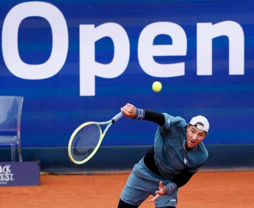 21 04 2024, BMW Open 2024, MTTC Iphitos Munich , Tennis, Sport, in the picture Jan Lennard Struff GER