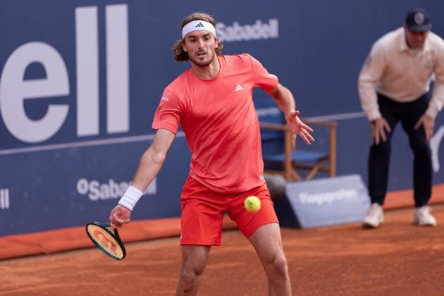 Tennis, ATP Tournament in Barcelona, Stefanos Tsitsipas - Caspar Ruud