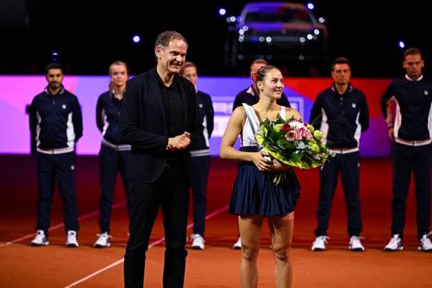 Porsche Tennis Grand Prix 2024 in Stuttgart, 21 04 2024 Elena Rybakina KAZ Porsche Tennis Grand Prix 2024