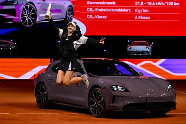 Porsche Tennis Grand Prix 2024 in Stuttgart, 21 04 2024 Elena Rybakina KAZ Porsche Tennis Grand Prix 2024