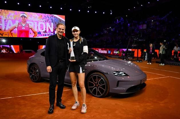 Porsche Tennis Grand Prix 2024 in Stuttgart, 21 04 2024 Elena Rybakina KAZ Porsche Tennis Grand Prix 2024