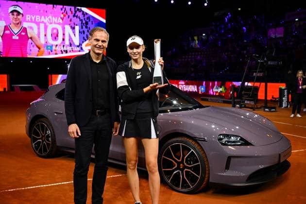 Porsche Tennis Grand Prix 2024 in Stuttgart, 21 04 2024 Elena Rybakina KAZ Porsche Tennis Grand Prix 2024