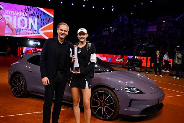 Porsche Tennis Grand Prix 2024 in Stuttgart, 21 04 2024 Elena Rybakina KAZ Porsche Tennis Grand Prix 2024
