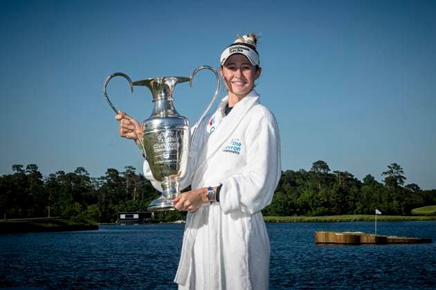 Bilder des Jahres 2024, Sport 04 April Sport Themen der Woche KW16 Sport Bilder des Tages April 21, 2024, The Woodlands, Texas, USA: NELLY KORDA wins the 2024 Chevron Championship with a score of 13 under par at The Club at Carlton Woods on April 18, 2024, in The Woodlands, Texas. The Woodlands USA - ZUMAp213 20240421_znp_p213_015 Copyright: xLynnxPenningtonx