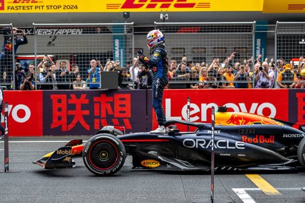 SHANGHAI, CHINA: Max Verstappen, racing for the Red Bull Racing team during the 2024 Formula 1 Chinese Grand Prix at the Shanghai International Circuit in Shanghai, China