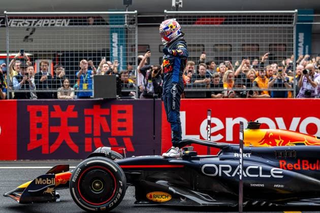 SHANGHAI, CHINA: Max Verstappen, racing for the Red Bull Racing team during the 2024 Formula 1 Chinese Grand Prix at the Shanghai International Circuit in Shanghai, China